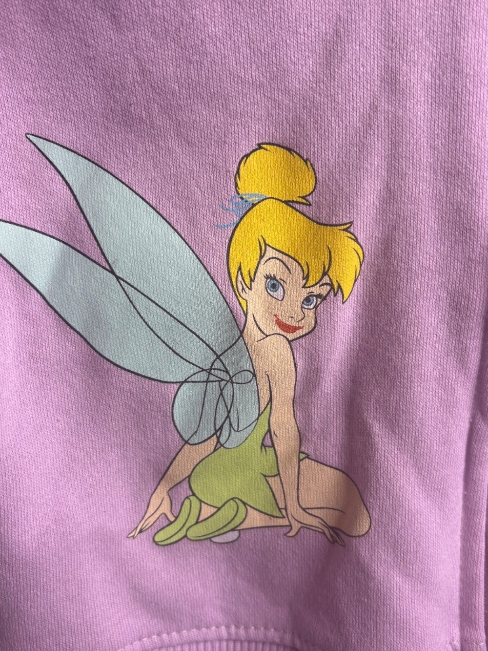 NEW Disney Peter Pan Classics Tinker Bell Girls Zip Up Hoodie Size 12 NWT - Picture 3 of 13
